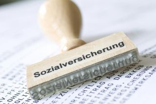 Foto: Sozialversicherung auf einer Gehaltsabrechnung